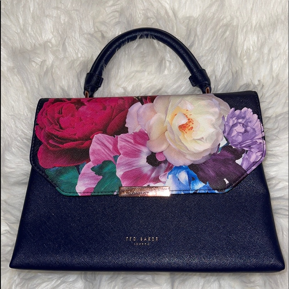 Ted Baker London Blushing Bouquet top handle bag.